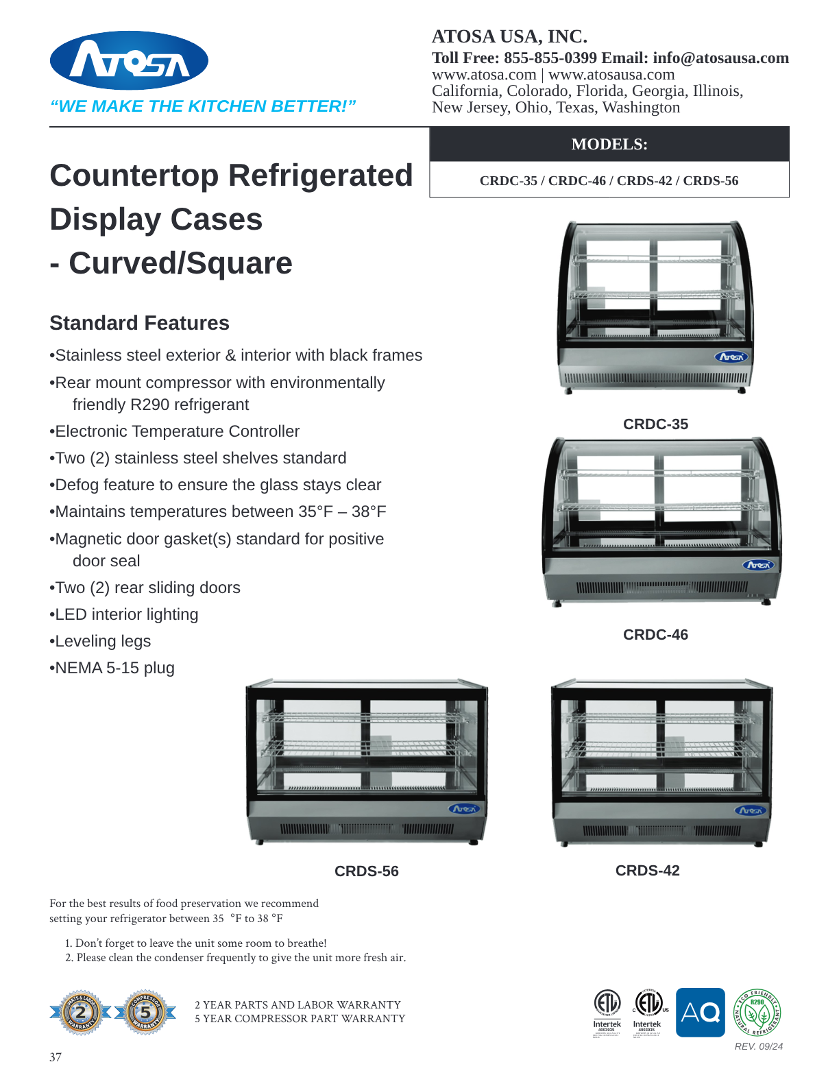 Countertop Display Case