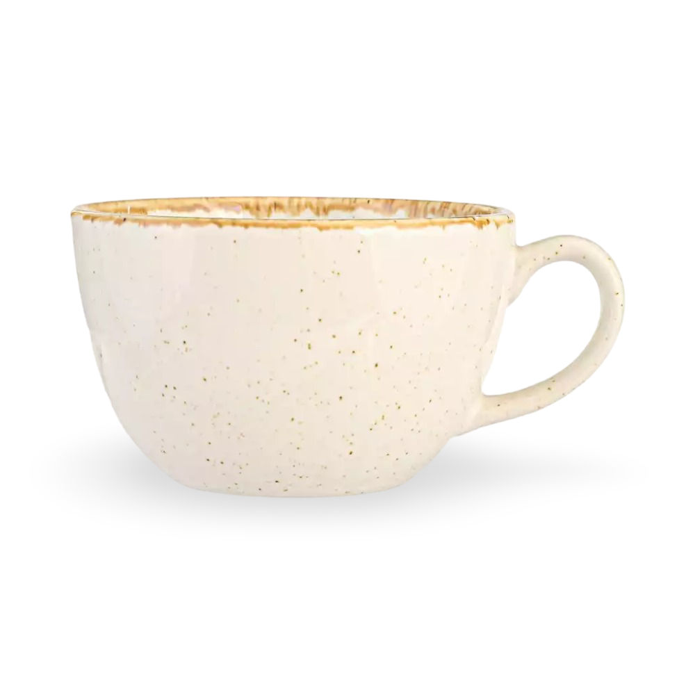 Beige Teacup / Saucer
