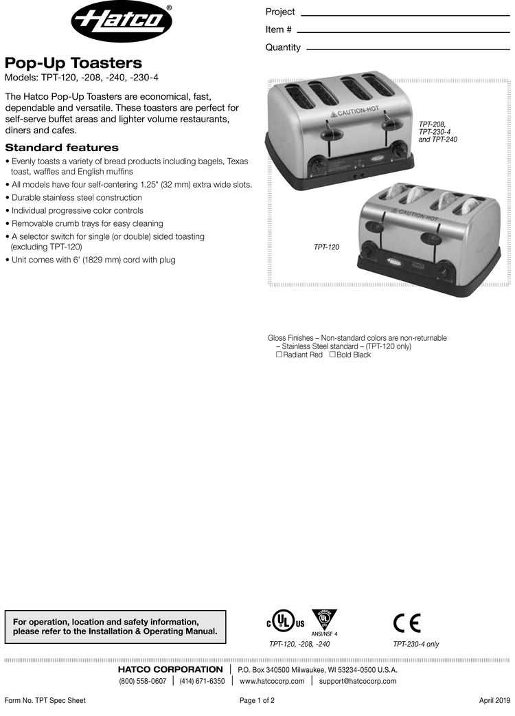 Pop Up Toaster