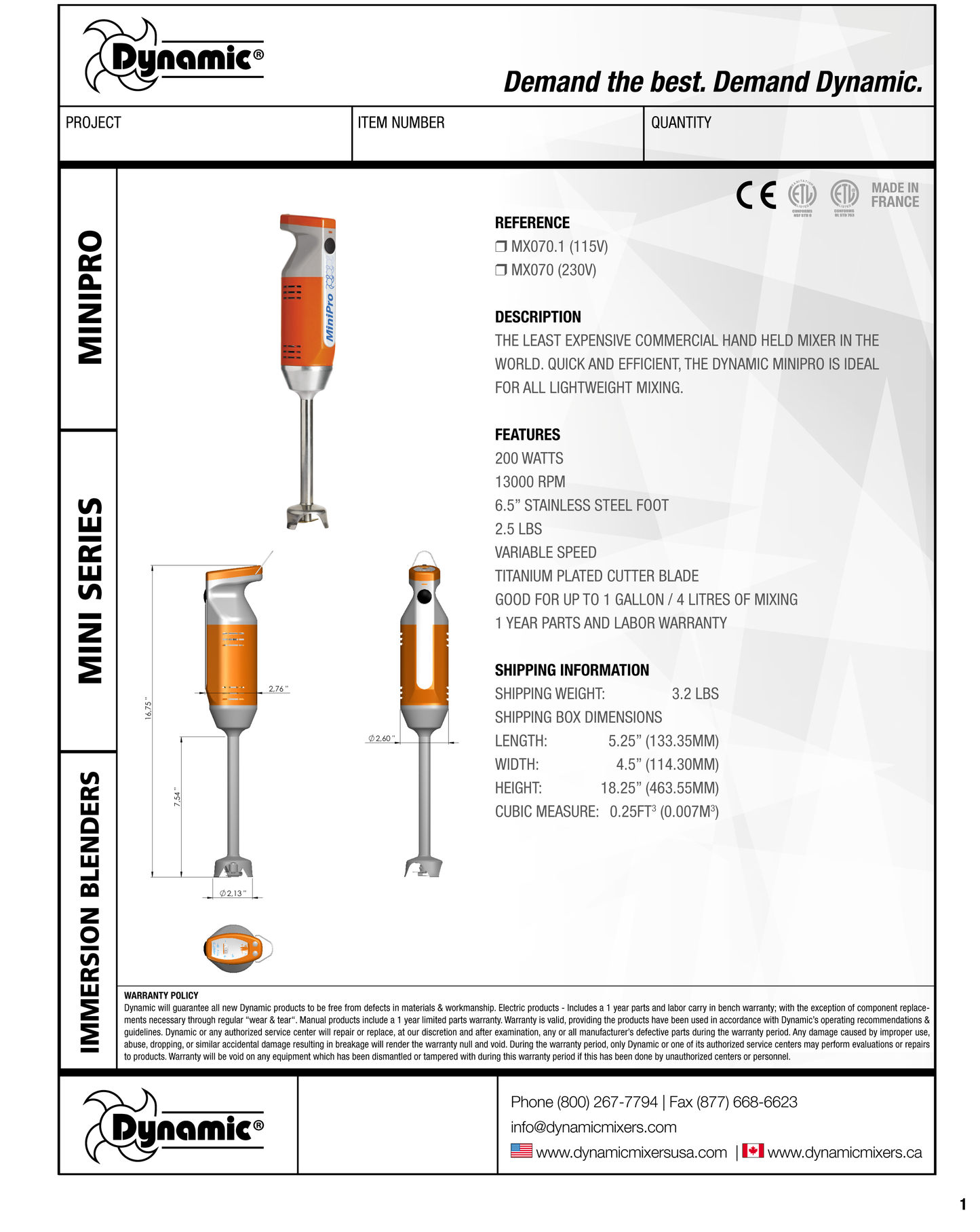 Hand Held Mixer