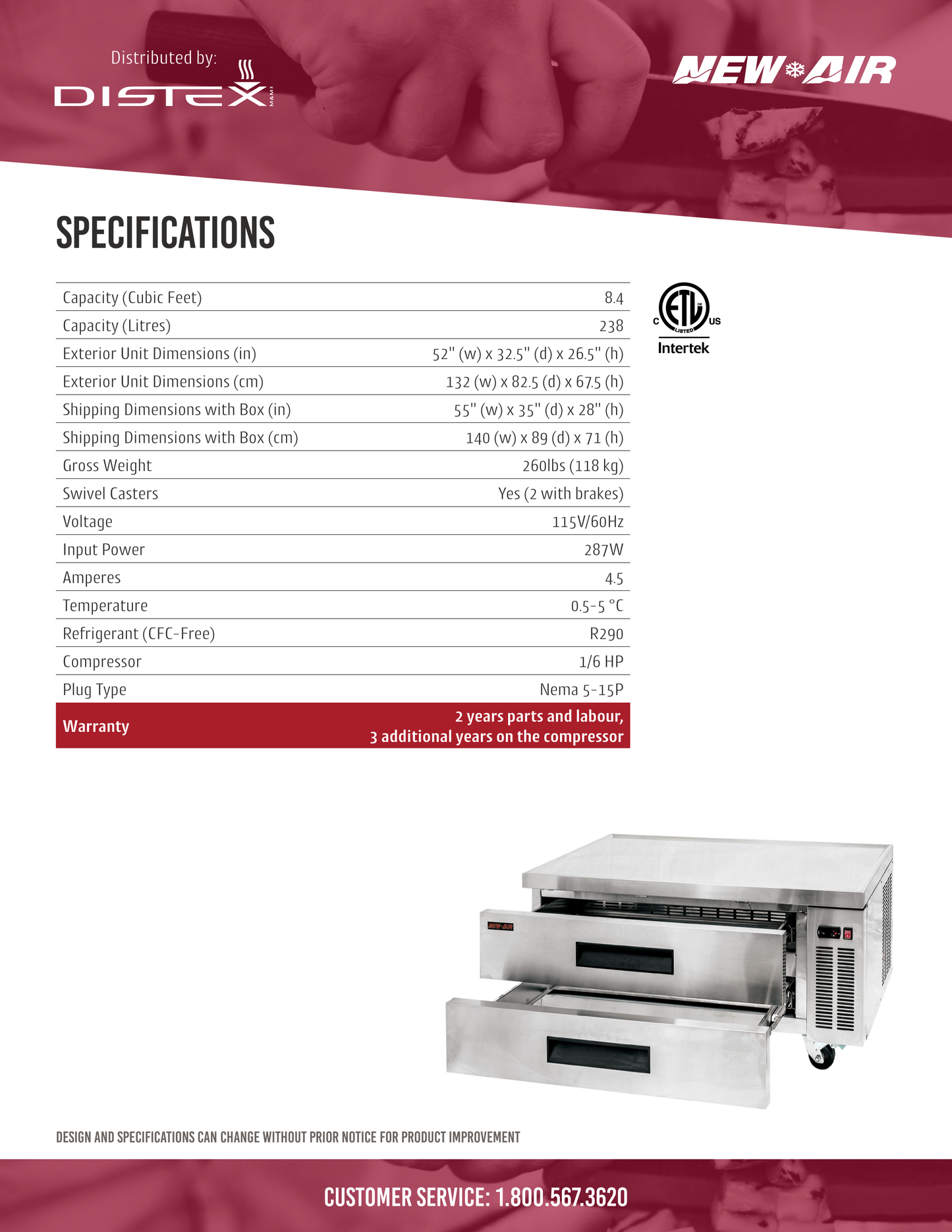 Chef Base 52"