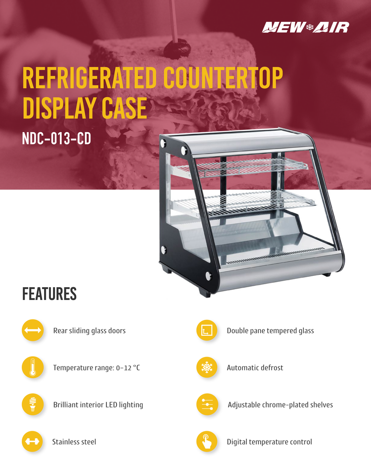 Countertop Display Case 28"