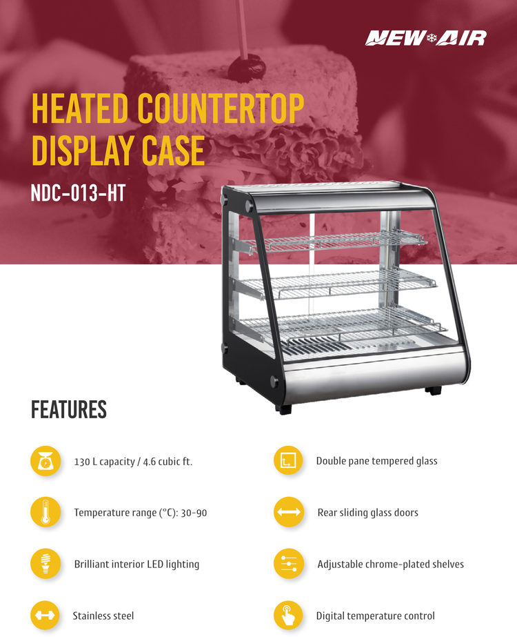 Heated Dispalay Case 27"