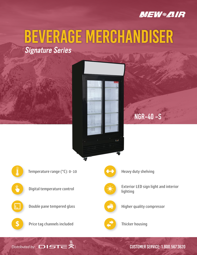 Merchandiser Refrigerator 40"