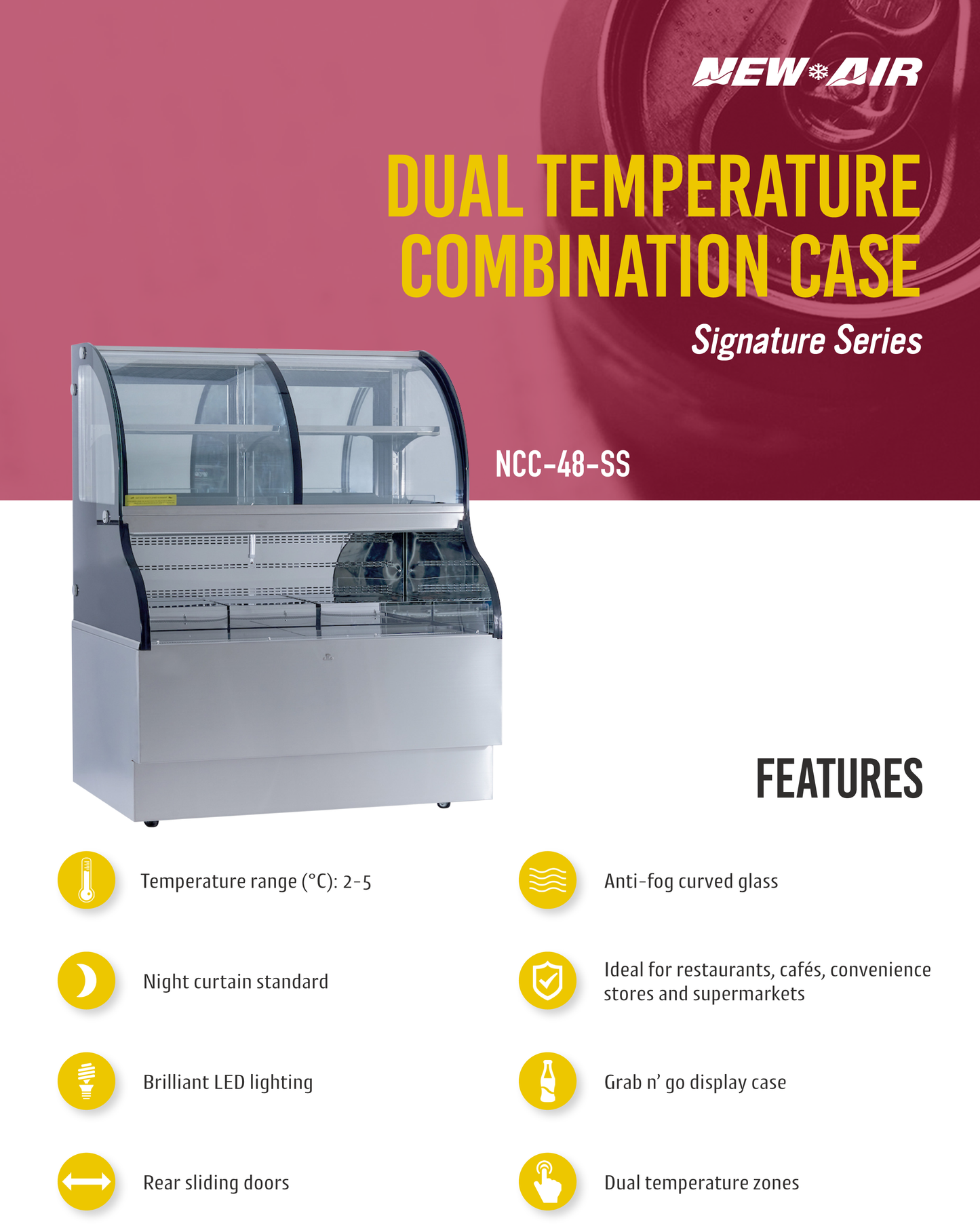 Combination Display Case 47.5"