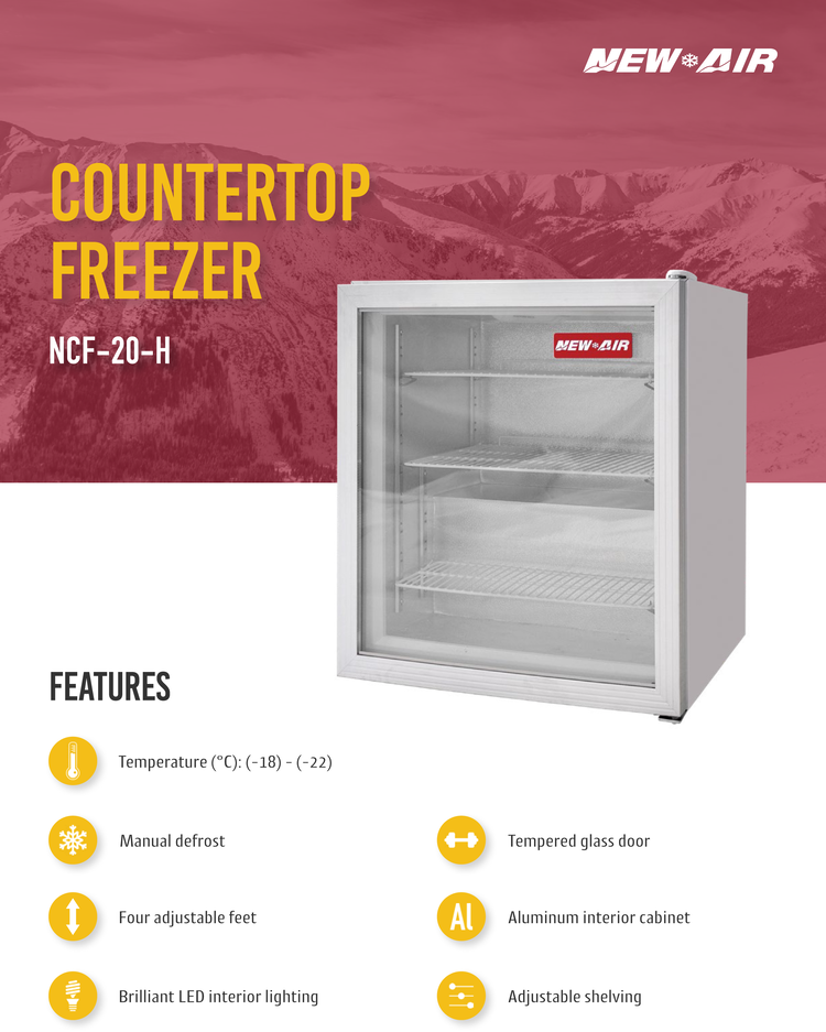 Countertop Freezer 23.5"