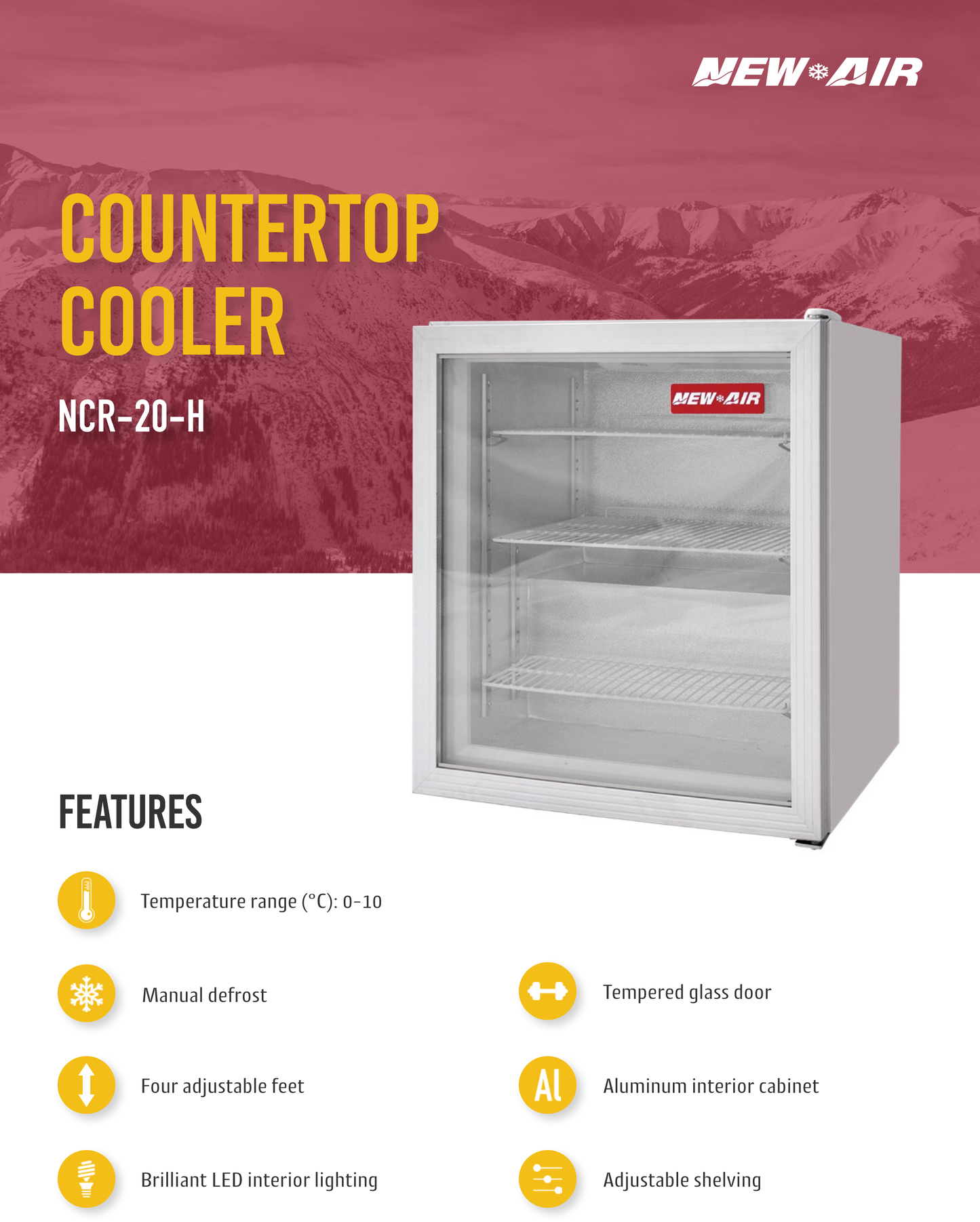 Countertop Cooler 23.5"