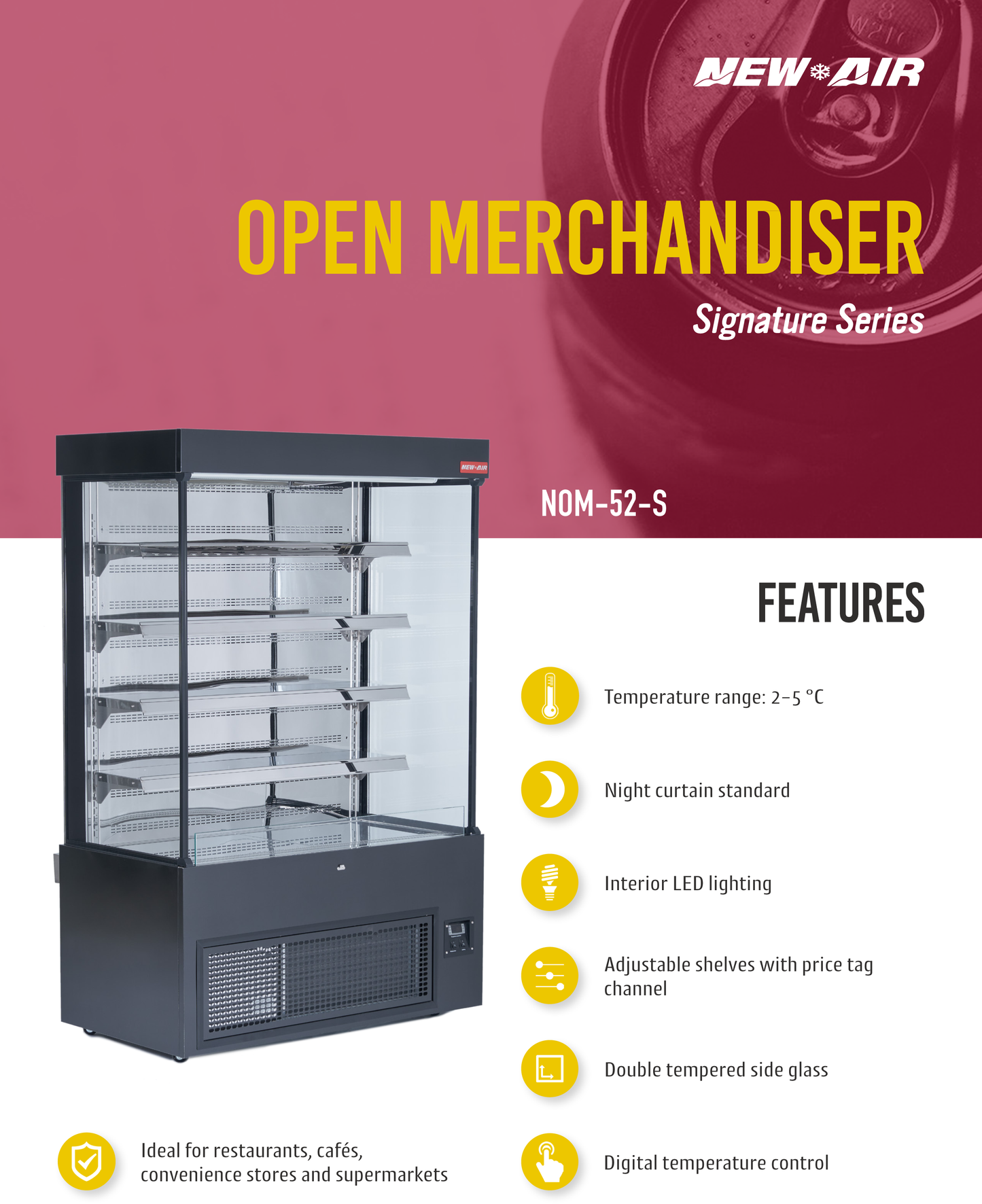 Grab "N' Go Display Case 51.25"