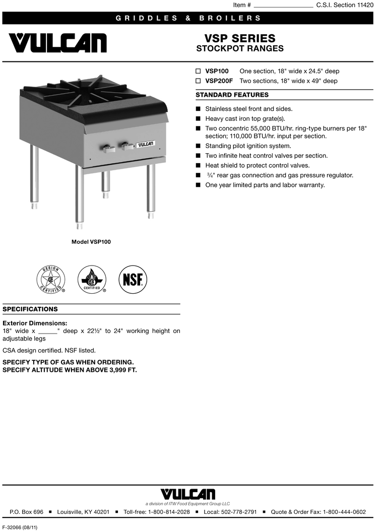 Stock Pot Range 2 Burners