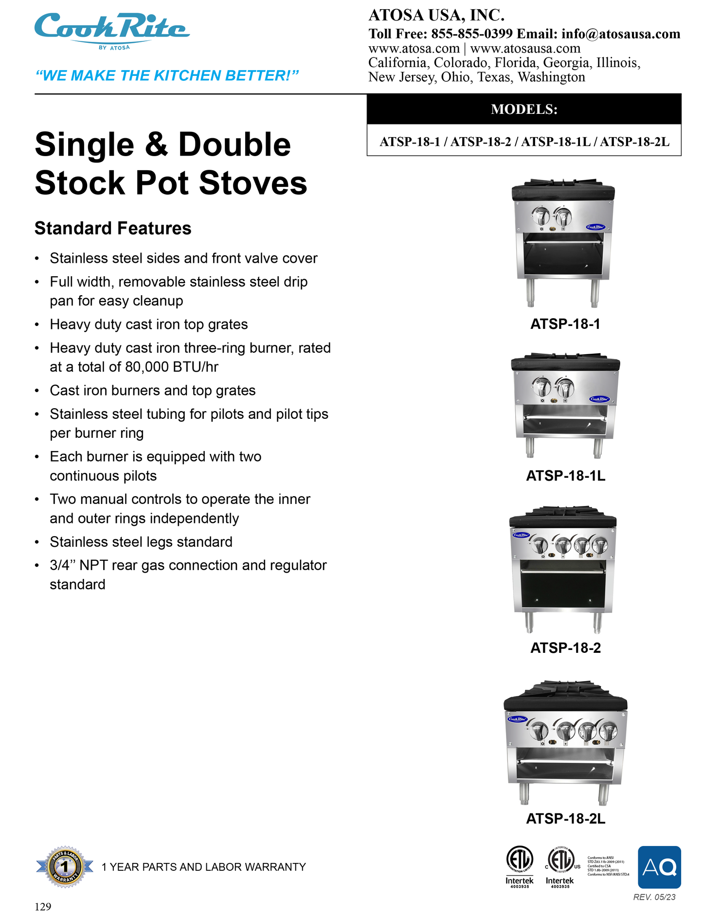 Stock Pot Range 2 Burner