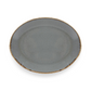 Dark Grey Oval Plates