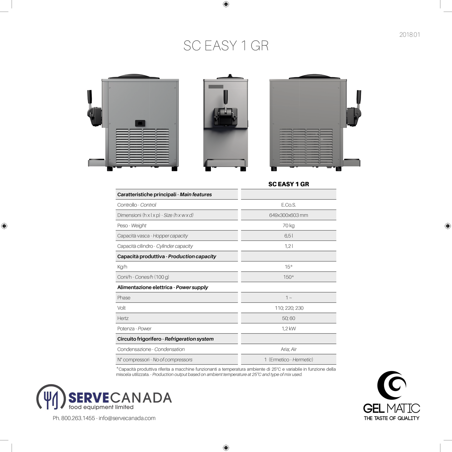 Single Flavour Soft Serve