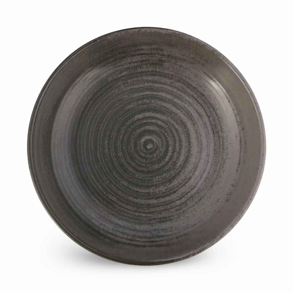 Grey Round Plates