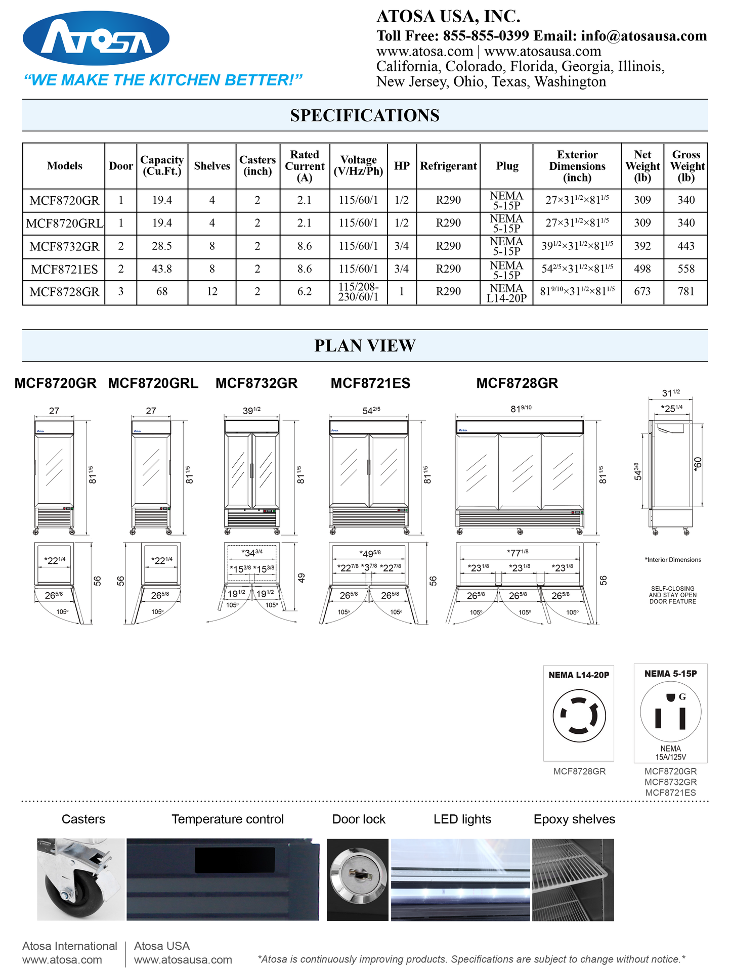 Merchandiser Freezer 27"