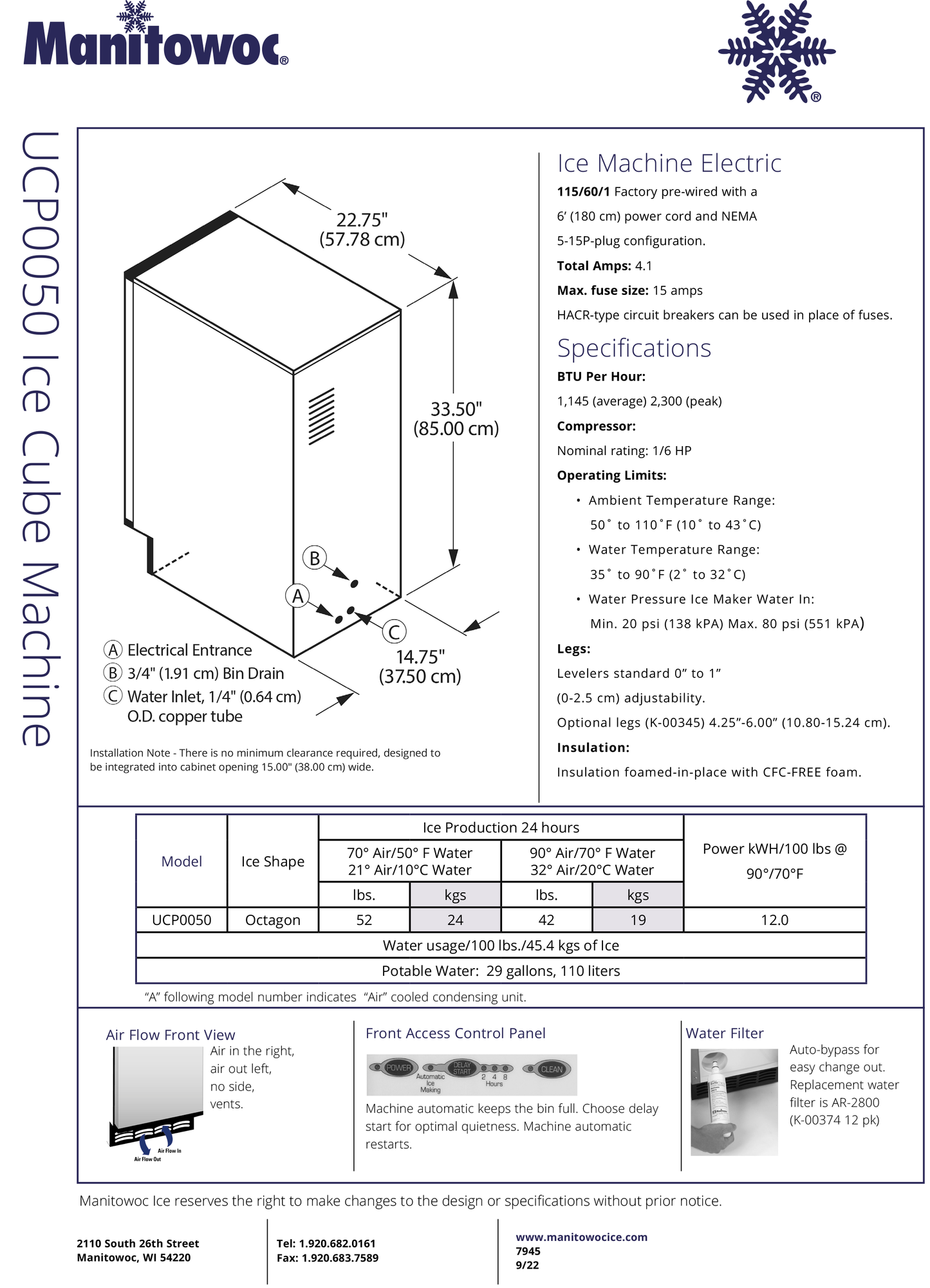 Ice Machine 50 Lb