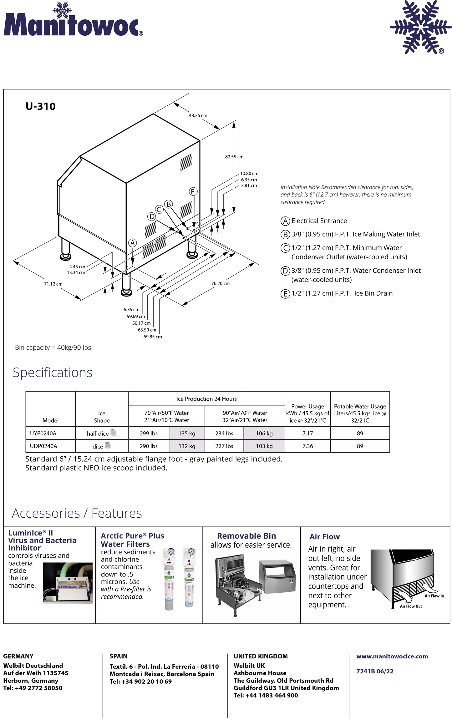 Ice Machine 290 Lb