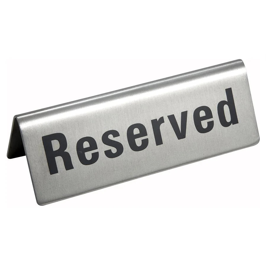 Reserved Sign