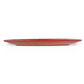 Red Rectangular Oval Plates