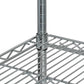 4-Tier Chrome Wire Shelving Unit 72*18*72