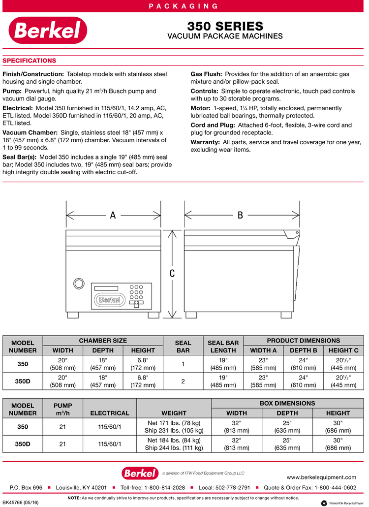 Vacuum Package Machines