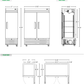 Reach-In Refrigerator 27.5"