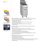 Gas Fryer 50 Lb