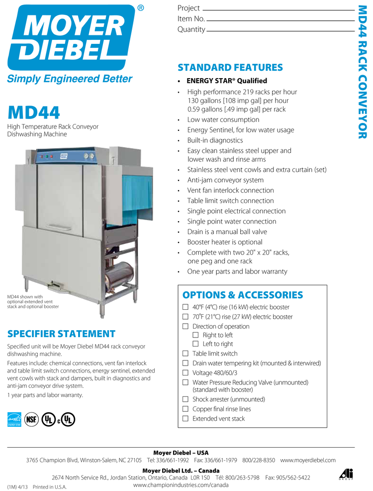 Conveyor Dishwasher