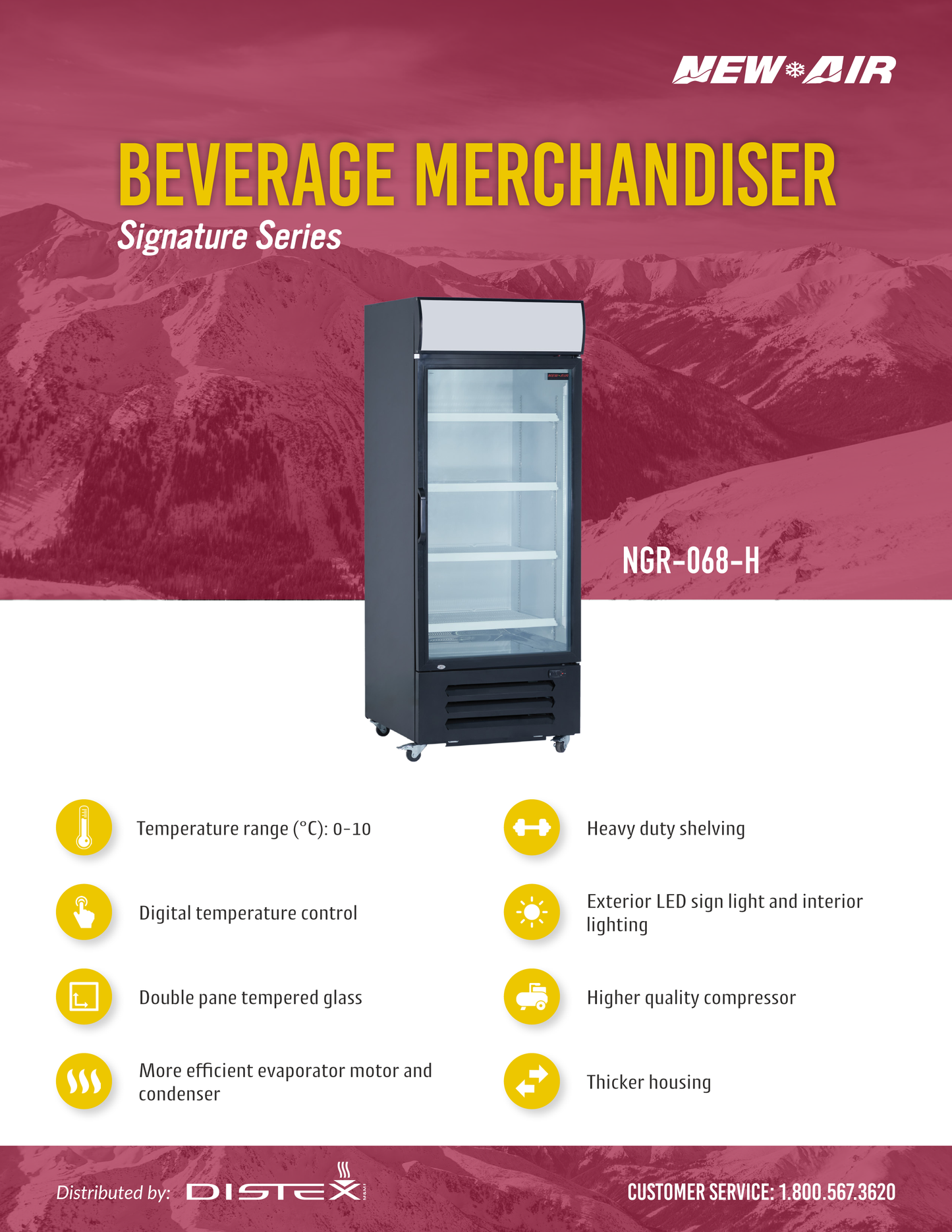 Merchandiser Refrigerator 30"