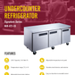 Undercounter Refrigerator 72"