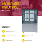 Square Glass Display Case 35.5"