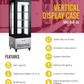 Vertical Display Case 26"