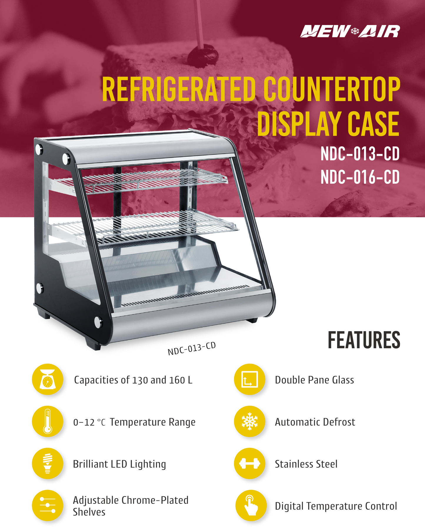 Countertop Display Case 35"