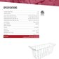 Curved Glass Freezer 24"