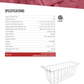 Curved Glass Freezer 32"
