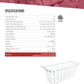 Curved Glass Freezer 61"
