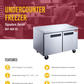 Undercounter Freezer 60"