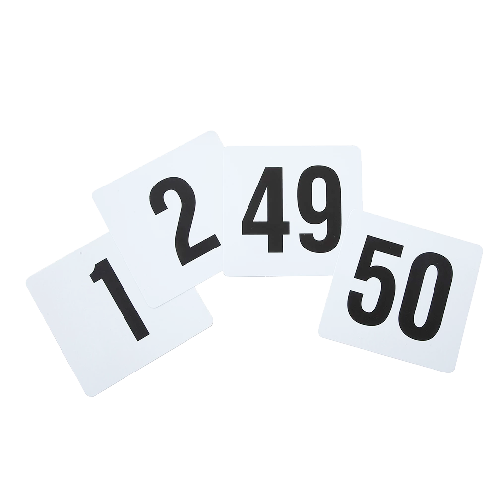 Plastic Table Numbers