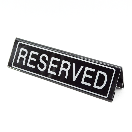 Reserved Sign