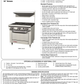 Gas Range 36"