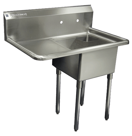 Single Sinks with L Drainboard
