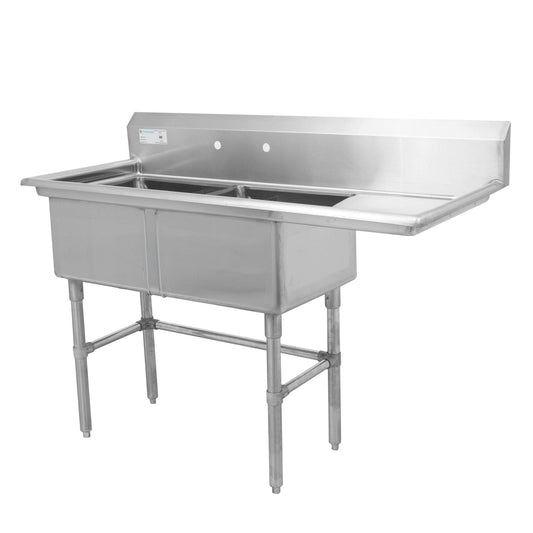 Double Sinks with R Drainboard