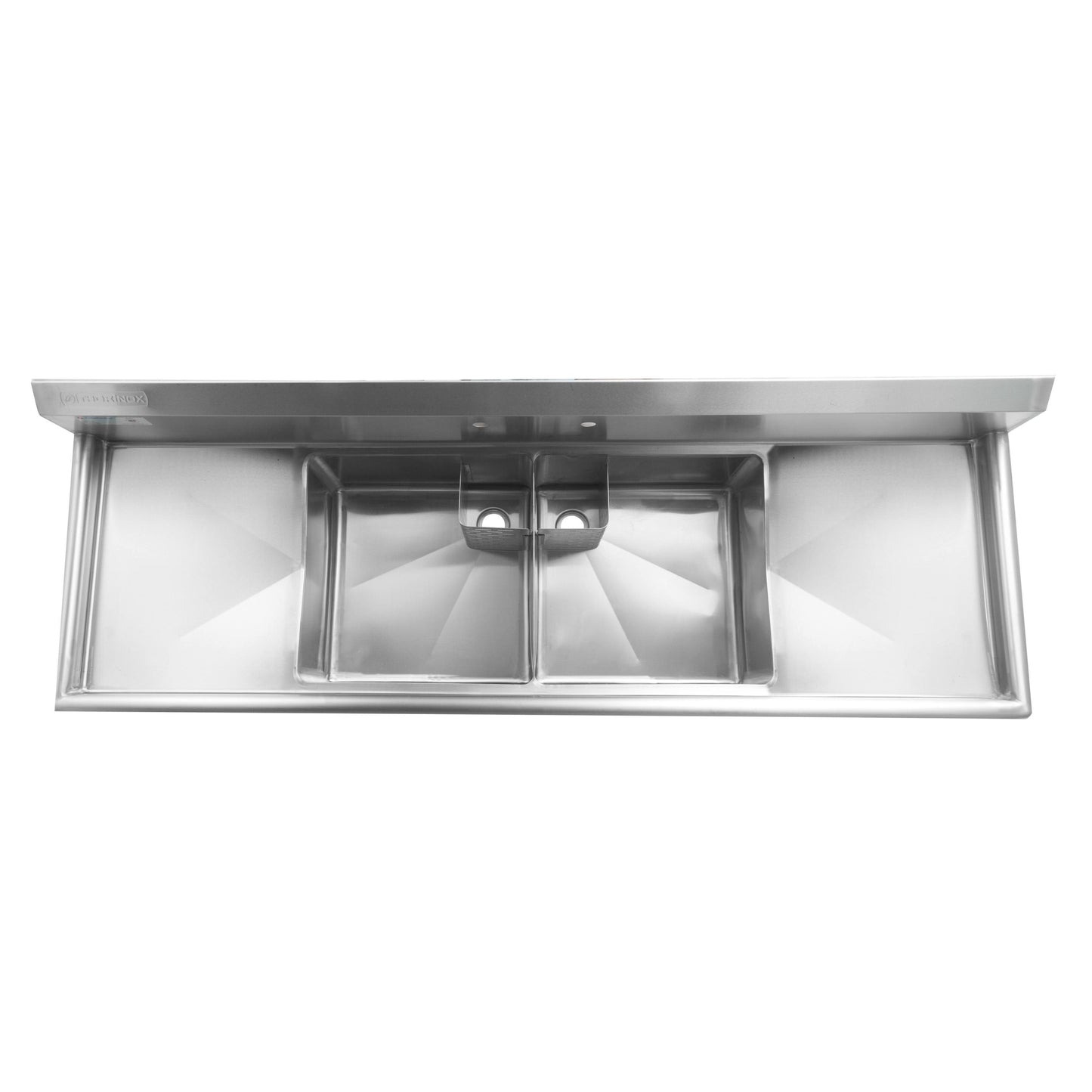 Double Sinks with R&L Drainboard