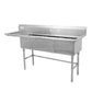 Triple Sinks with L Drainboard