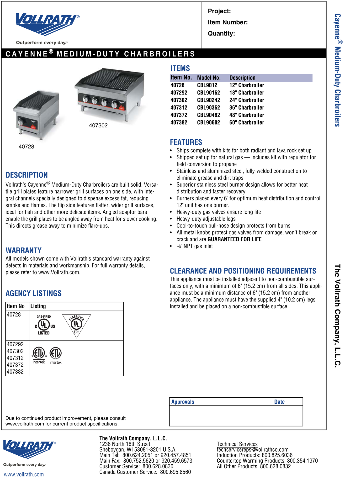 Radiant Charbroiler 12"