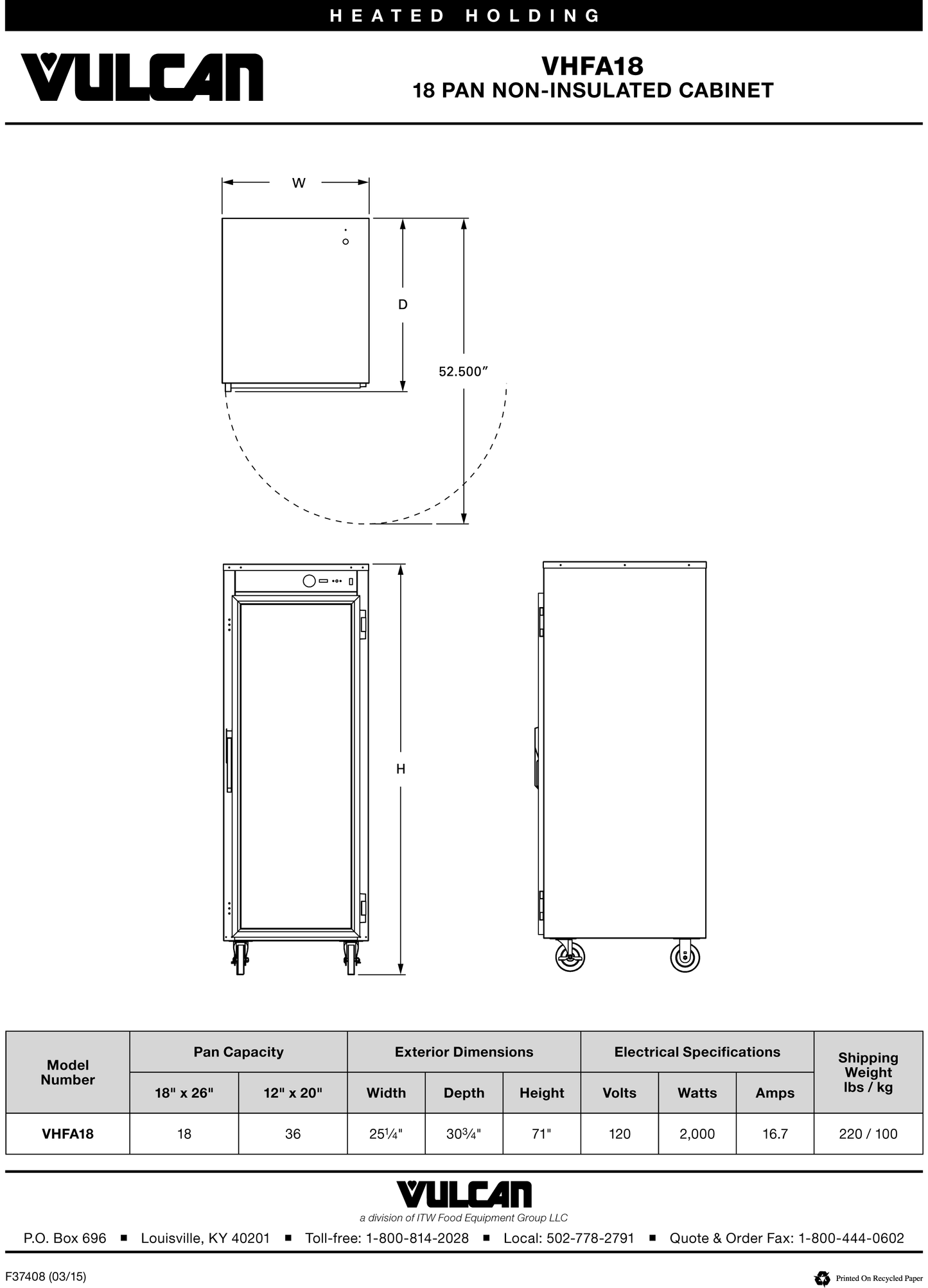 Holding & Transport Cabinet Electric