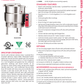 Steam Kettle Electric 60 Gal